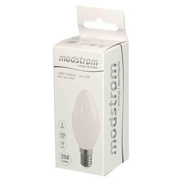  LED filament - hvid kerte pære E14 med 250 lumen - (svarer til 25W) MDFC25M2N14C1  